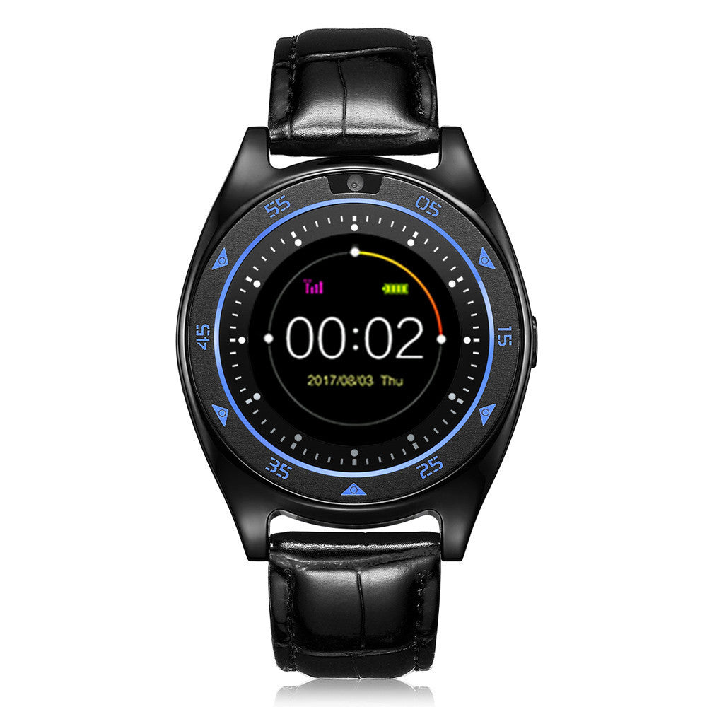 Heart Rate Blood Pressure Monitor Slot Wrist Waterproof Bluetooth Smart Watch