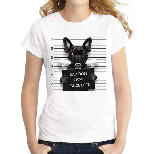 Bad Dog Police Dept T Shirt