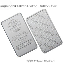 Engelhard 1 Oz Fine .999 Silver Plated Bullion Bar
