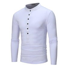 YJSFG HOUSE Mens Athleisure Long Sleeve T-shirt