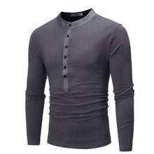 YJSFG HOUSE Mens Athleisure Long Sleeve T-shirt