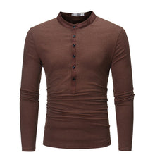 YJSFG HOUSE Mens Athleisure Long Sleeve T-shirt