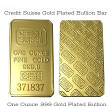 CREDIT SUISSE Gold Plated Bullion Bar