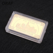 $100 Commemorative Gold Plated Bullion Bar Copy