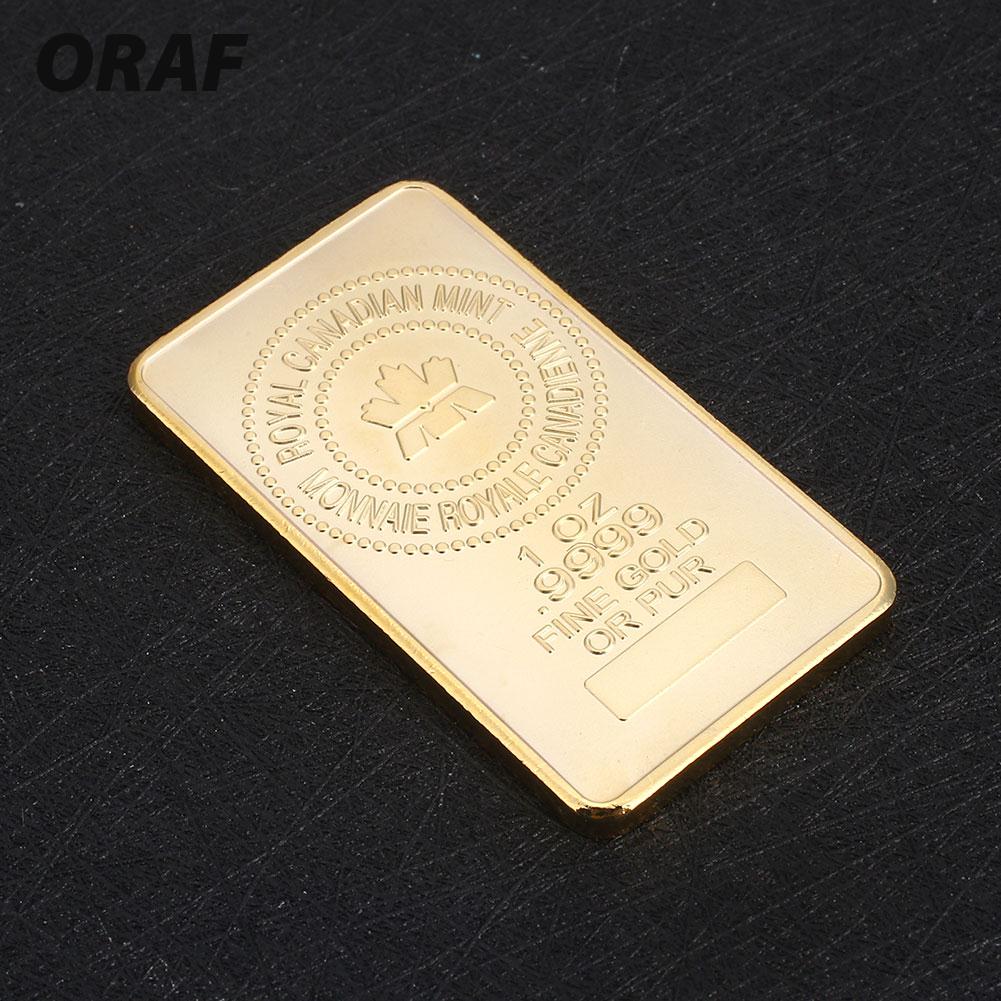 Royal Canadian Gold Plated Bullion