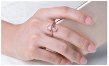 Rose Colored Opal Cat Ring