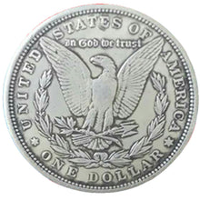 One Troy Ounce .999 Silver Clad 1888 Morgan Silver Dollar Copy Coin
