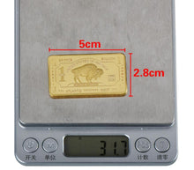 *** THE AMERICAN BUFFALO***1 TROY OUNCE  .999 Fine Brass Bullion