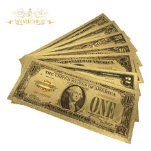 24k Gold Foil 7 Piece USA Money Sets