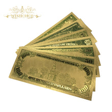 24k Gold Foil 7 Piece USA Money Sets