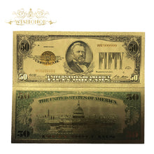24k Gold Foil 7 Piece USA Money Sets