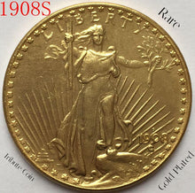 1908-S $20 St. Gaudens Gold Plated Tribute Coin