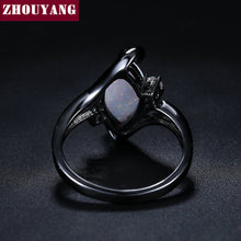 Opal & Black Gold Ring Offer