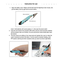Pocket Mouse: A Wireless Pen-Shaped Computer Mouse