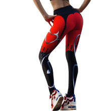 Zutter Sexy Heart Print Workout Leggings