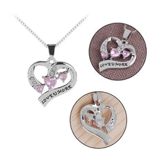 Mother Daughter Forever Necklace In My Heart I Love You More