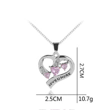 Mother Daughter Forever Necklace In My Heart I Love You More