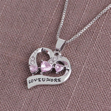 Mother Daughter Forever Necklace In My Heart I Love You More