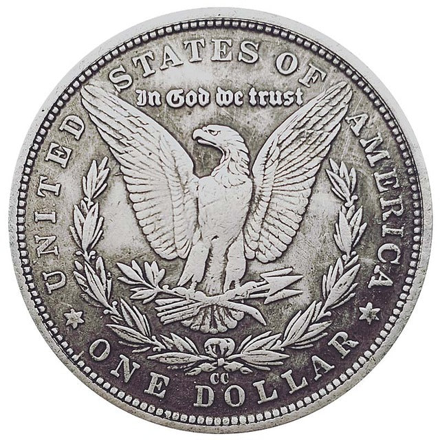 One Troy Ounce .999 Silver Clad 1879-P-O-S-CC Morgan Silver Dollar Copy Coin