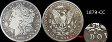 One Troy Ounce .999 Silver Clad 1879-P-O-S-CC Morgan Silver Dollar Copy Coin