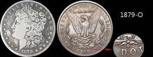 One Troy Ounce .999 Silver Clad 1879-P-O-S-CC Morgan Silver Dollar Copy Coin