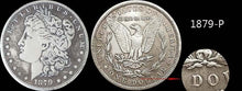 One Troy Ounce .999 Silver Clad 1879-P-O-S-CC Morgan Silver Dollar Copy Coin