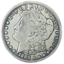 One Troy Ounce .999 Silver Clad 1885/1888 Morgan Silver Dollar Tribute Coin