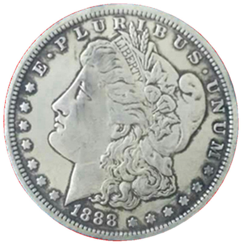 One Troy Ounce .999 Silver Clad 1885/1888 Morgan Silver Dollar Tribute Coin