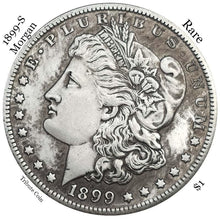 One Troy Ounce .999 Silver Clad 1899-P-O-S Morgan Silver Dollar Copy Coin