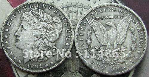 1891-CC Morgan Dollar COIN COPY FREE SHIPPING
