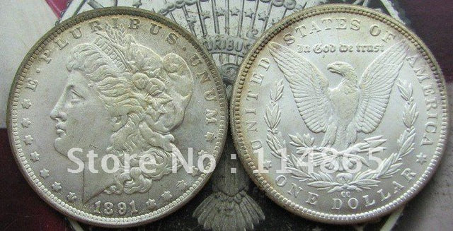1891-CC Morgan Dollar COIN COPY FREE SHIPPING