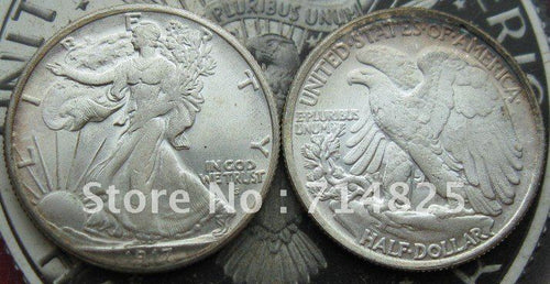 1917-S (Obv) Walking Liberty Half Dollar UNC
