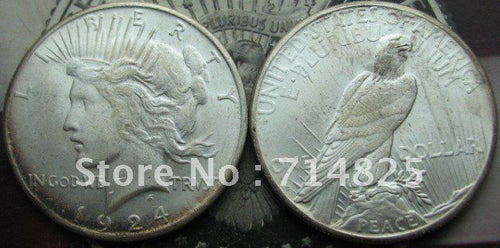 1924-S Peace Dollar UNC