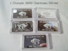.999 ***GERMAN SILVER BUFFALO BAR*** 1 TROY OUNCE